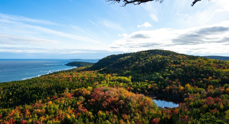 Acadia National Park in herfstkleuren Acadia National Park in herfstkleuren